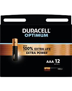 Duracell Optimum AAA batterijen (12)