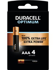 Duracell Optimum AAA batterijen (4)