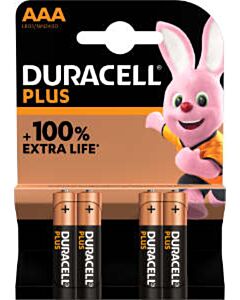 Duracell Plus AAA batterijen (4)