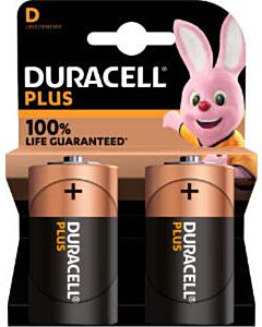 Duracell Plus D batterijen (2)