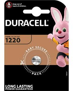 Duracell DL1220 / CR1220 knoopcel batterij