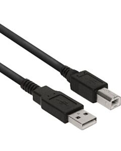 USB 2.0 printerkabel 3 meter USB A-B zwart