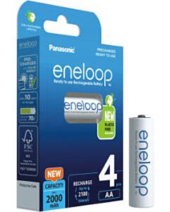 Panasonic Eneloop AA batterijen (4)