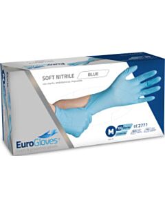 100 Nitril handschoenen maat M blauw EuroGloves