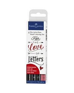 Handlettering Pitt Artist Pen set Faber-Castell 4-delig 267115