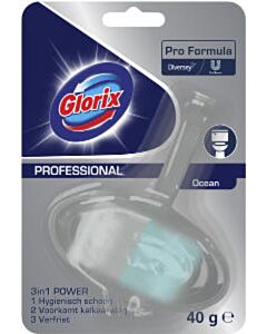 Toiletblok Glorix Ocean met houder 40 gram