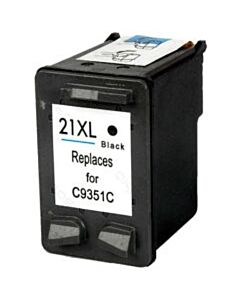 Huismerk HP 21XL cartridge zwart