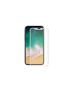 3D glas screen protector voor iPhone X wit