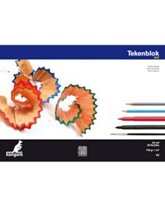 Kangaro tekenblok A3 110 gram 24 vel wit