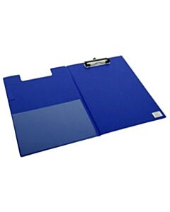 Blauwe Quantore klembordmap A4 met 100 mm klem en penlus