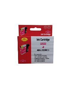 Huismerk Brother LC-123M cartridge magenta