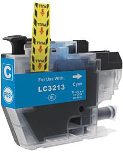 Huismerk Brother LC-3213C cartridge cyaan