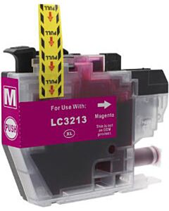 Huismerk Brother LC-3213M cartridge magenta