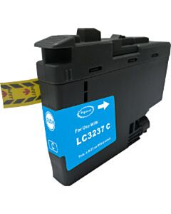 Huismerk Brother LC-3237C cartridge cyaan