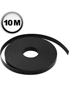 Magneetband 10mx10mmx1mm niet-zelfklevend zwart