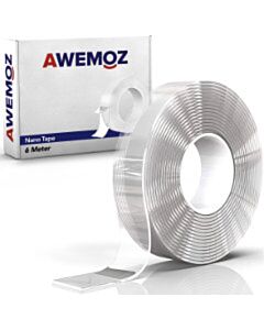 Dubbelzijdig nano tape 2,5cm x 6m Awemoz (1 rol)