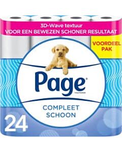 Page toiletpapier Compleet Schoon 24 rollen