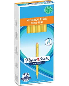 12x Paper Mate Non-Stop vulpotlood HB medium 0,7 mm