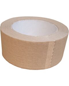 Papieren tape 50mmx50m bruin (1 rol)