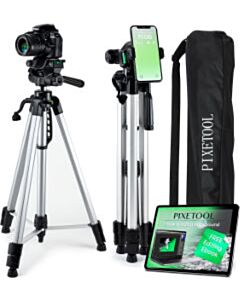 Camera statief 170cm met smartphone houder Pixetool