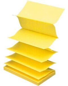 Post-it Z-notes memoblok 127x76mm geel (100 vel)