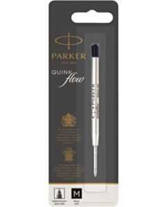 Parker QuinkFlow balpenvulling zwart medium