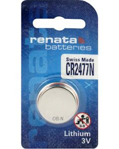 Renata CR2477N lithium 3V batterij (met rand)