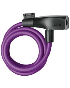 AXA Resolute kabelslot paars 120 cm x 8 mm