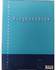 Ringbandblok A4 23-gaats gelinieerd 100 vel