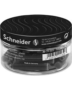 30 Inktpatronen Schneider zwart