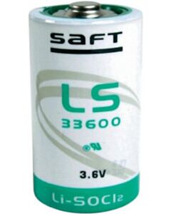 Saft LS33600 lithium D batterij (3,6V)