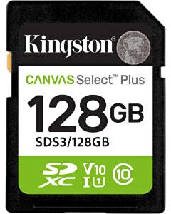 Kingston Canvas Select Plus SDXC 128 GB geheugenkaart