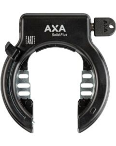 Ringslot AXA Solid Plus met insteekgat ART** zwart