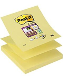 Post-it Z-notes 76x76mm super sticky geel (90 vel)