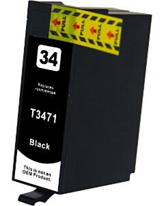 Huismerk Epson 34XL (T3471) cartridge zwart