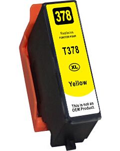 Huismerk Epson 378XL cartridge geel