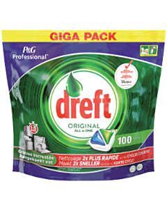 Vaatwastabletten Dreft regular All in One 100 stuks