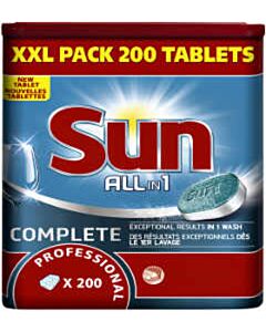 Vaatwastabletten Sun All-in-1 200 stuks