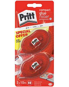 Pritt permanente lijmroller 2 stuks 8,4 mm x 10 m