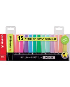 Markeerstift Stabilo Boss Original 15 kleuren