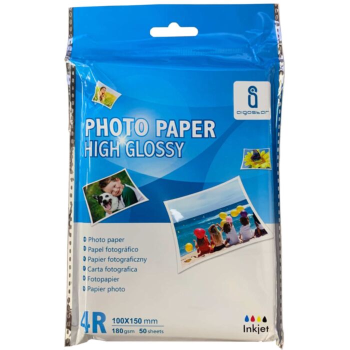 slijm helikopter Vermeend Aigostar fotopapier 10 x 15 glanzend 180 gram 50 vel