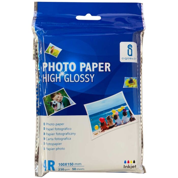 Weerkaatsing Hol de begeleiding Aigostar fotopapier 10 x 15 glanzend 230 gram 50 vel