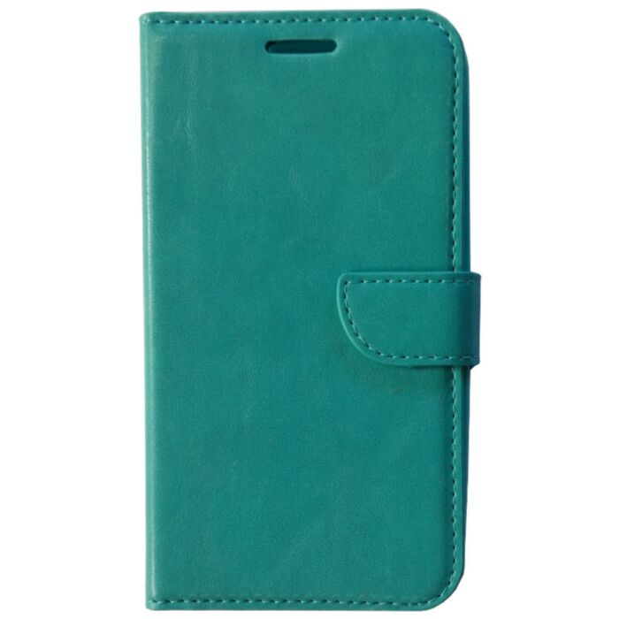 steenkool Heiligdom servet Galaxy Core 2 hoesje aqua blauw