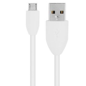 Compatible HTC Micro-USB kabel wit