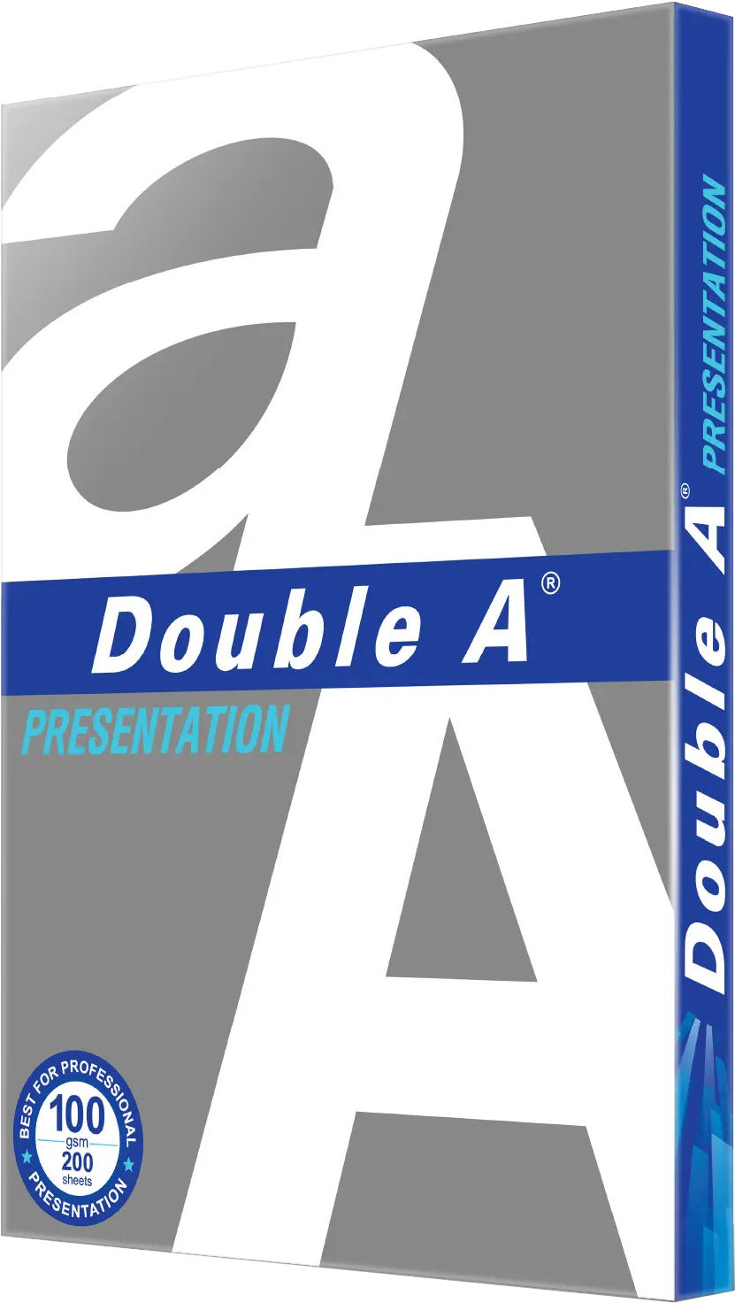 Double A Presentation A4 papier pak 200 vel 100 gram