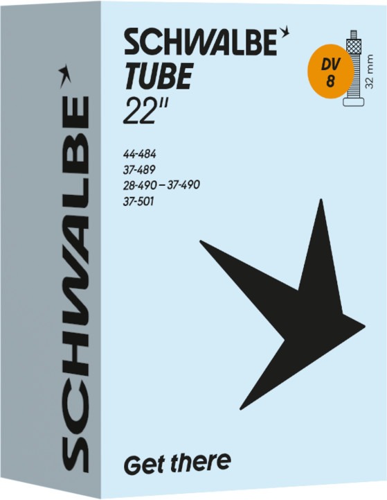 Schwalbe fiets binnenband 22 inch DV 8