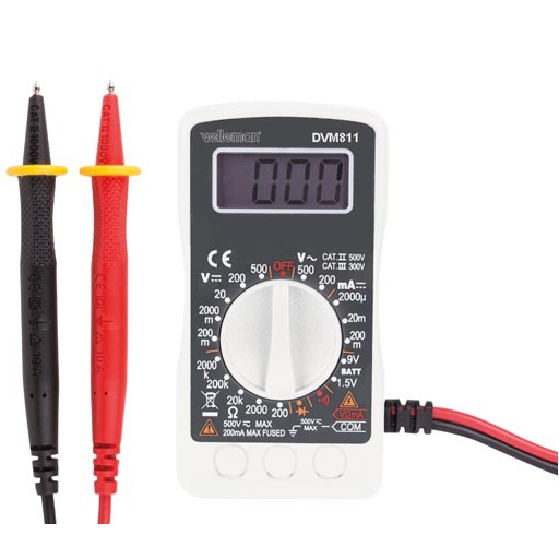 Digitale multimeter CAT II 500V CAT III 300V DVM811