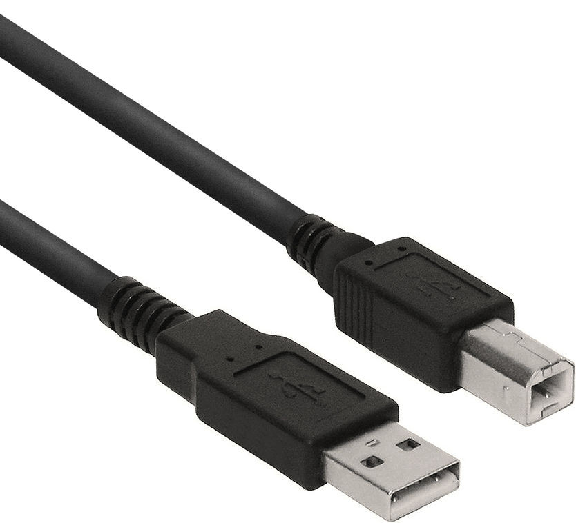 USB 2.0 printerkabel 3 meter USB A-B zwart
