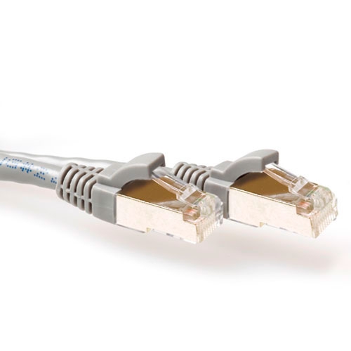 S/FTP kabel CAT6a 0,25 meter grijs snagless