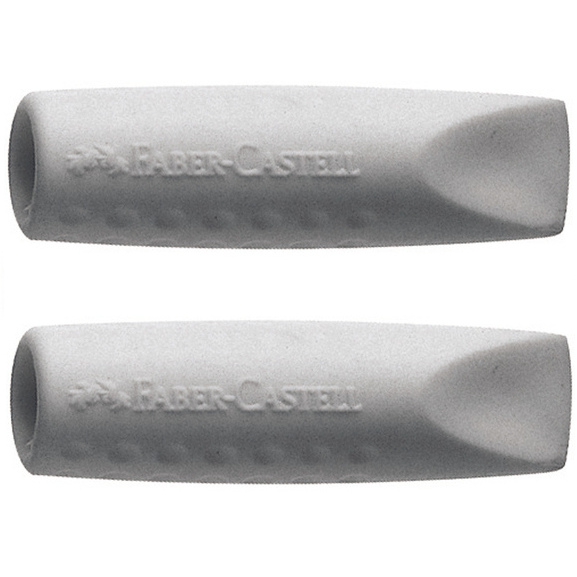Gumdop Faber-Castell Grip 2001 grijs (2 stuks)